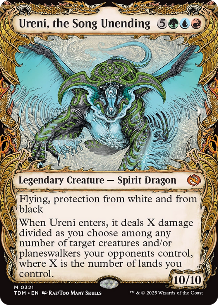 Ureni, the Song Unending (Showcase) [Tarkir: Dragonstorm] | Rook's Games and More