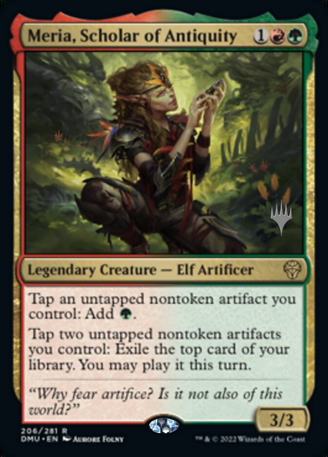 Meria, Scholar of Antiquity (Promo Pack) [Dominaria United Promos] | Rook's Games and More