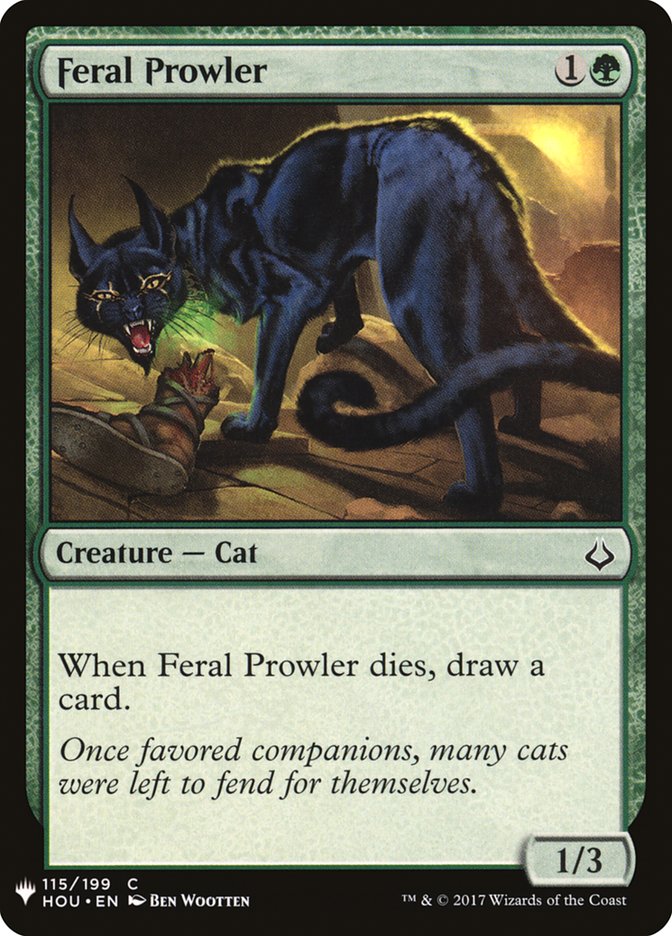 Feral Prowler [Mystery Booster] | Rook's Games and More