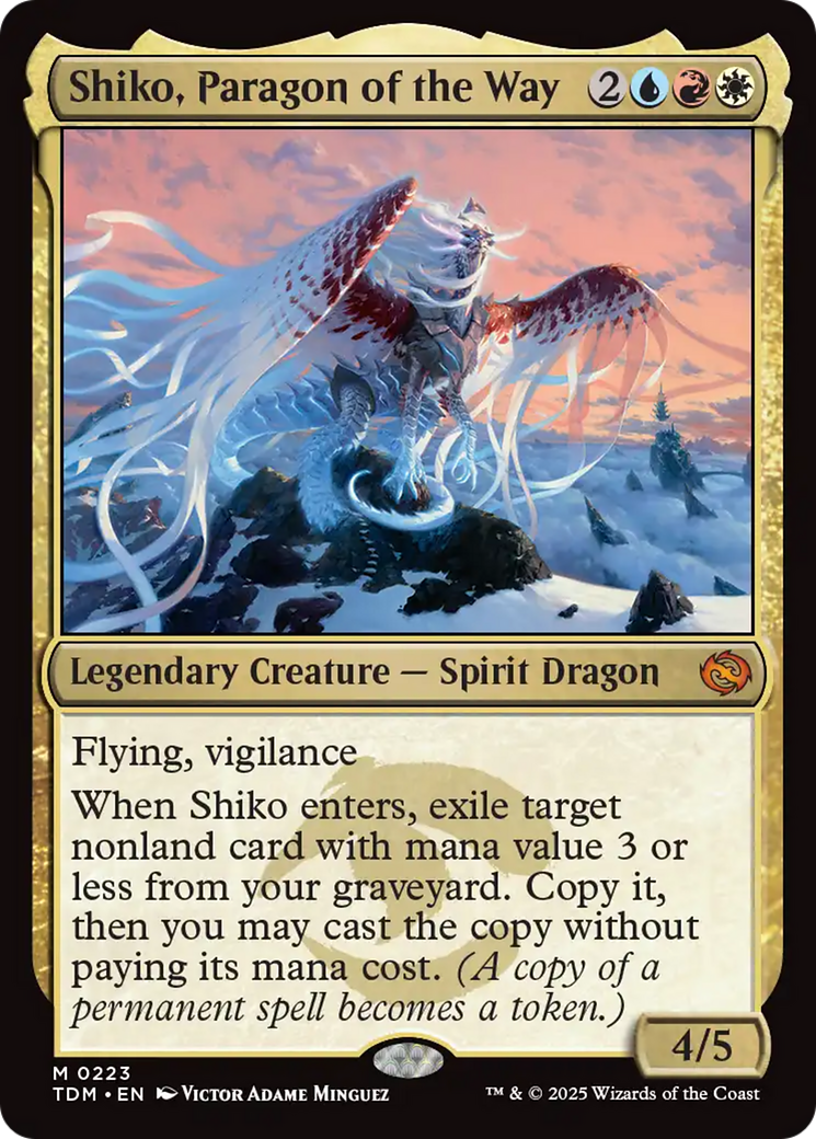 Shiko, Paragon of the Way [Tarkir: Dragonstorm] | Rook's Games and More