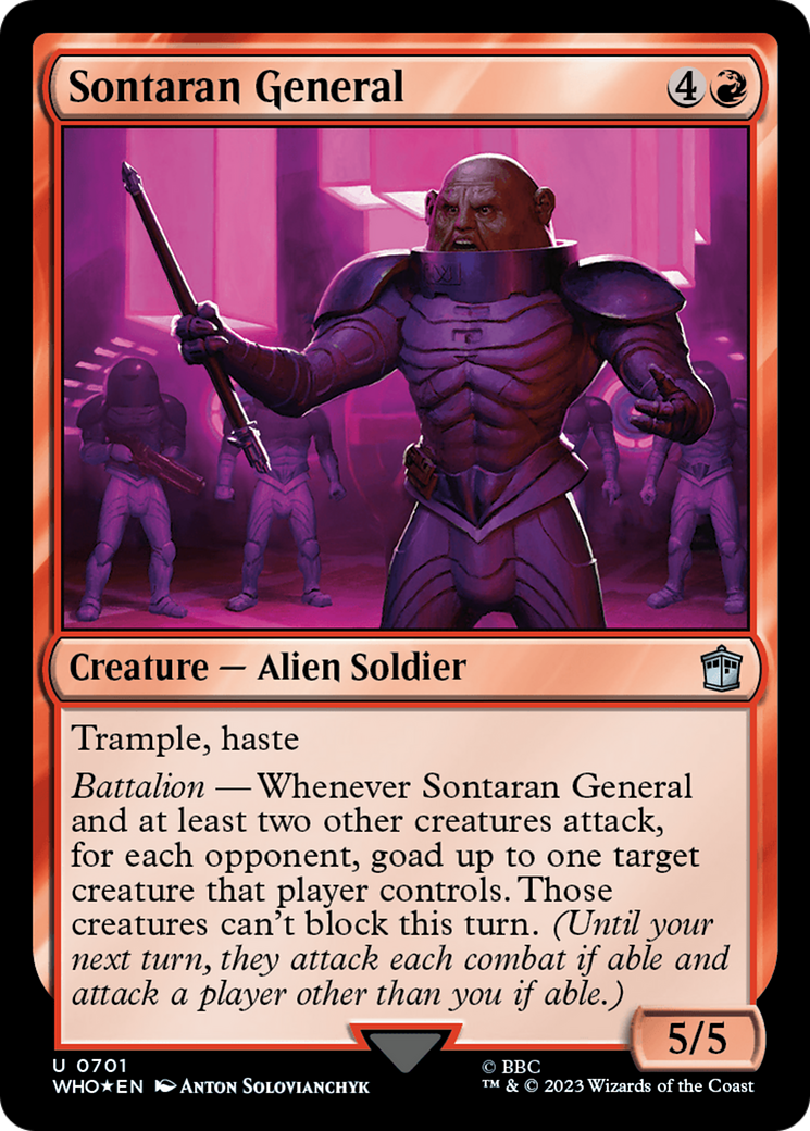 Sontaran General (Surge Foil) [Doctor Who] | Rook's Games and More