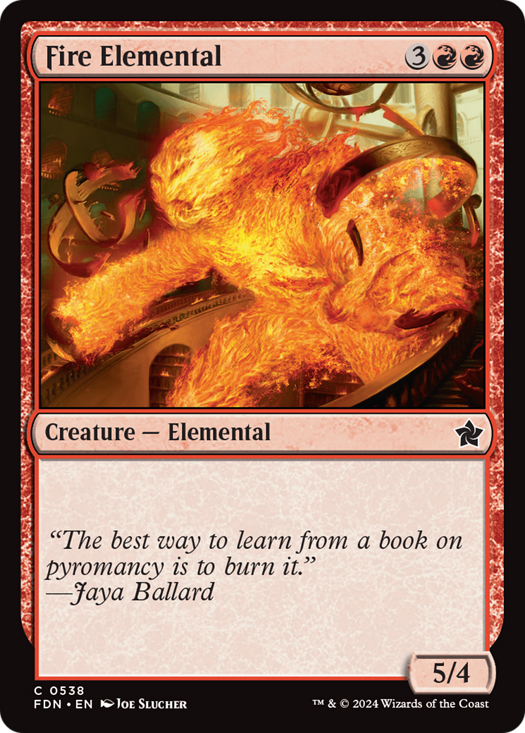 Fire Elemental [Foundations] | Rook's Games and More