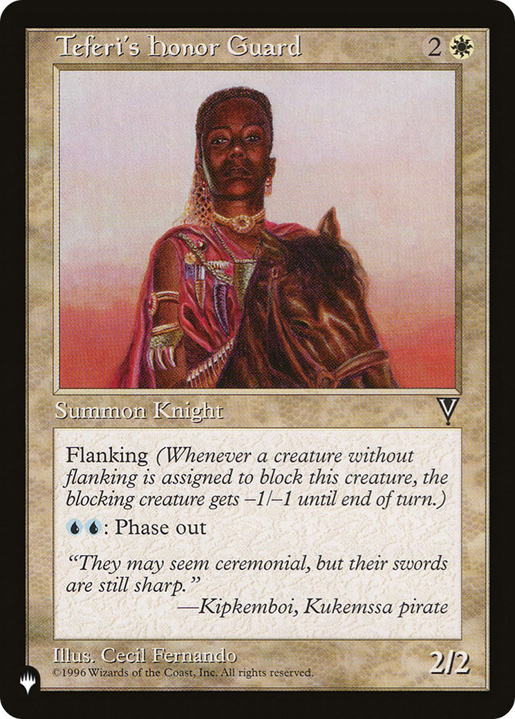 Teferi's Honor Guard [The List Reprints] | Rook's Games and More