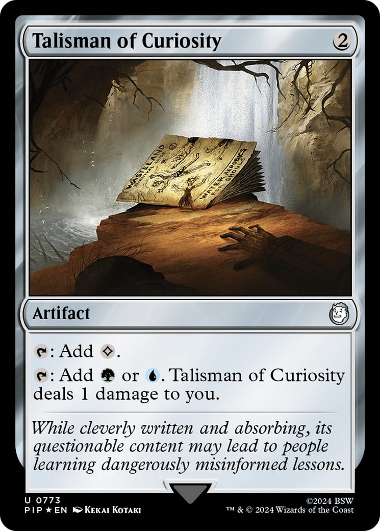 Talisman of Curiosity (Surge Foil) [Fallout] | Rook's Games and More