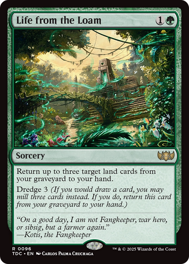 Life from the Loam [Tarkir: Dragonstorm Commander] | Rook's Games and More