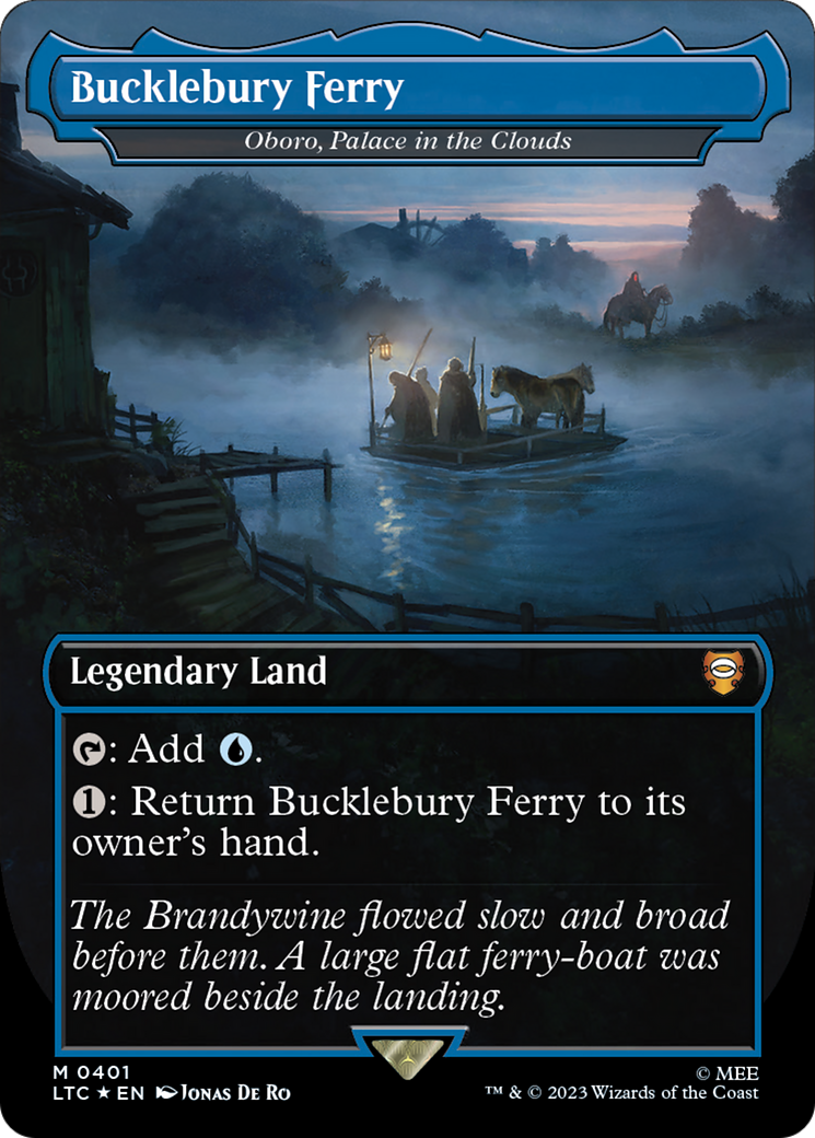 Bucklebury Ferry - Oboro, Palace in the Clouds (Surge Foil Realms and Relics) [The Lord of the Rings: Tales of Middle-Earth Commander] | Rook's Games and More