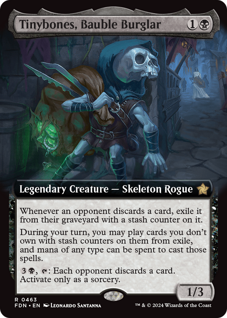 Tinybones, Bauble Burglar (Extended Art) [Foundations] | Rook's Games and More