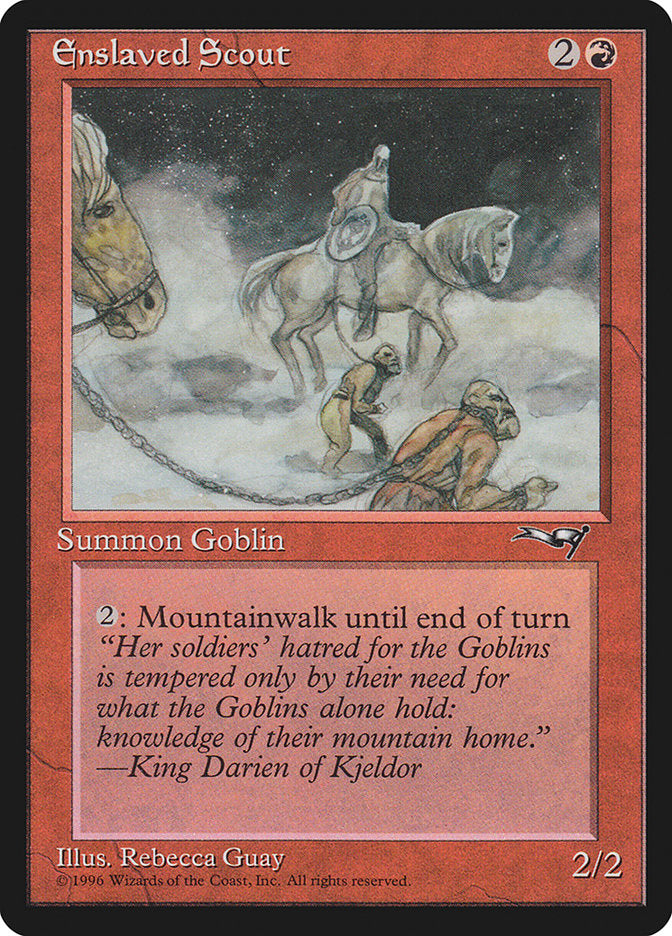 Enslaved Scout (Horse Art) [Alliances] | Rook's Games and More