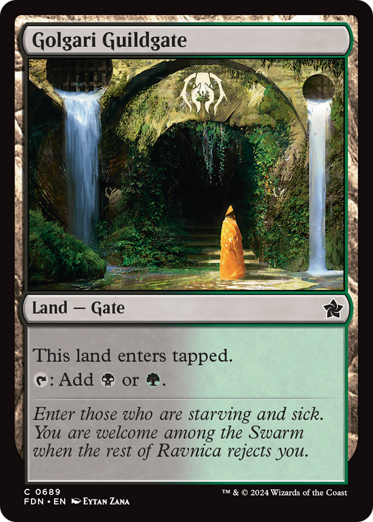 Golgari Guildgate [Foundations] | Rook's Games and More