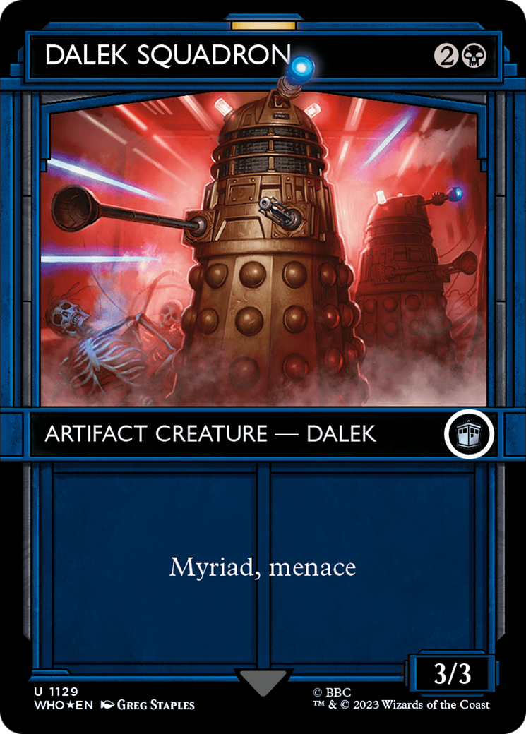 Dalek Squadron (Showcase) (Surge Foil) [Doctor Who] | Rook's Games and More