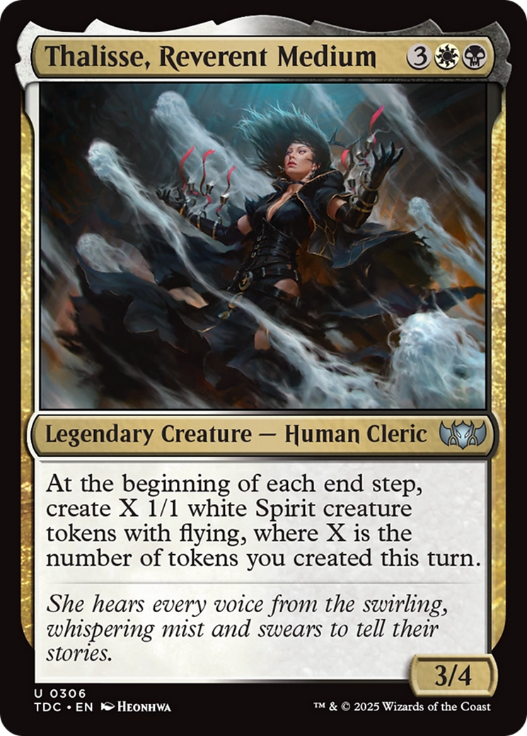 Thalisse, Reverent Medium [Tarkir: Dragonstorm Commander] | Rook's Games and More