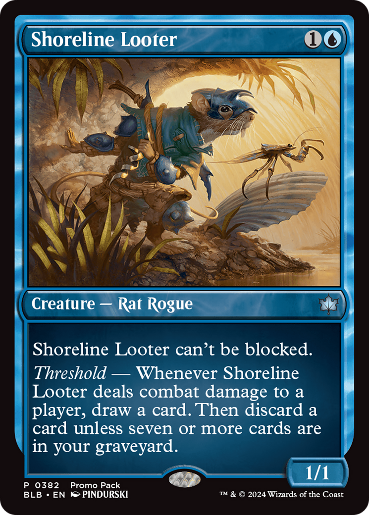 Shoreline Looter [Bloomburrow Promos] | Rook's Games and More