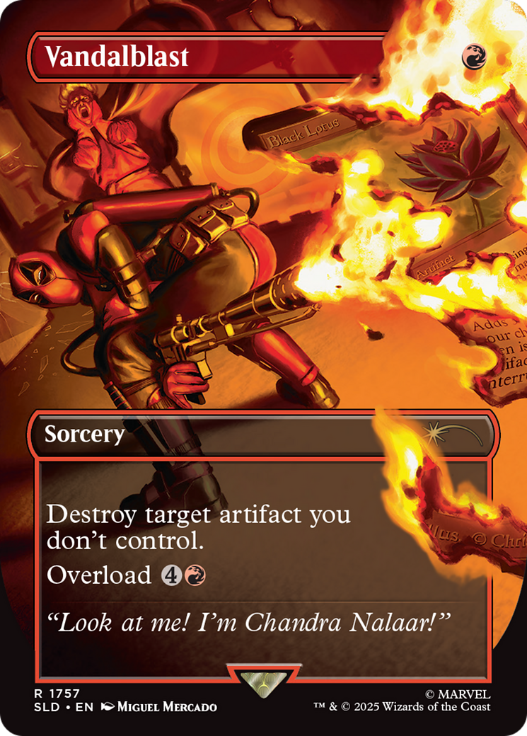 Vandalblast (1757) (Rainbow Foil) [Secret Lair Drop Series] | Rook's Games and More