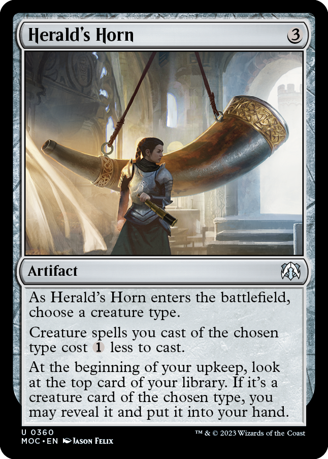 Herald's Horn [March of the Machine Commander] | Rook's Games and More