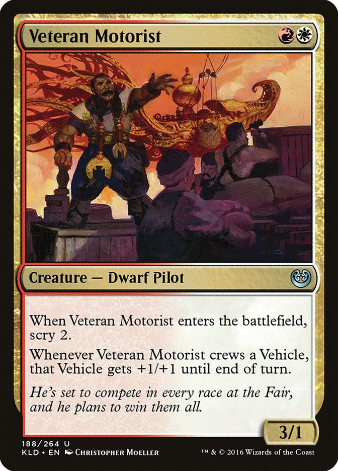 Veteran Motorist [Kaladesh] | Rook's Games and More