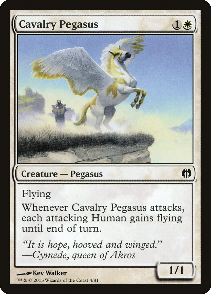 Cavalry Pegasus [Duel Decks: Heroes vs. Monsters] | Rook's Games and More