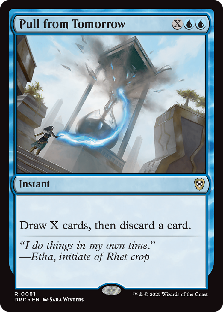 Pull from Tomorrow [Aetherdrift Commander] | Rook's Games and More
