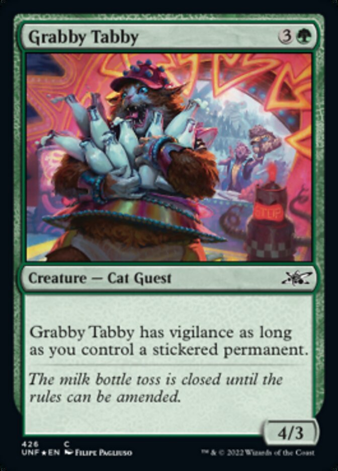 Grabby Tabby (Galaxy Foil) [Unfinity] | Rook's Games and More