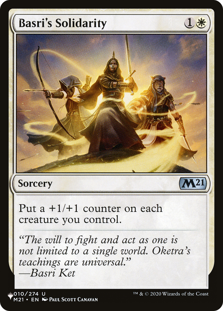 Basri's Solidarity [The List] | Rook's Games and More