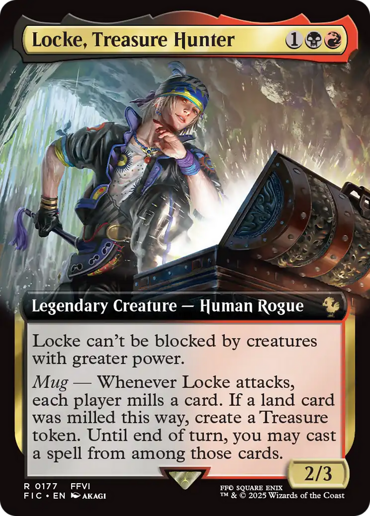 Locke, Treasure Hunter (Extended Art) [FINAL FANTASY Commander] | Rook's Games and More