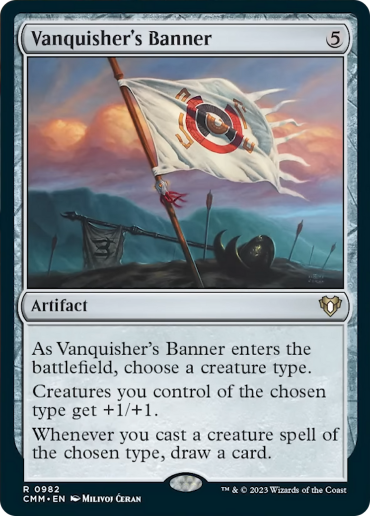 Vanquisher's Banner [Commander Masters] | Rook's Games and More