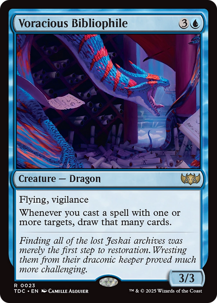 Voracious Bibliophile [Tarkir: Dragonstorm Commander] | Rook's Games and More