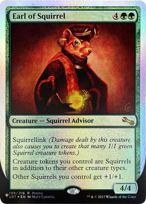 Earl of Squirrel (Unfinity Foil Edition) [The List] | Rook's Games and More