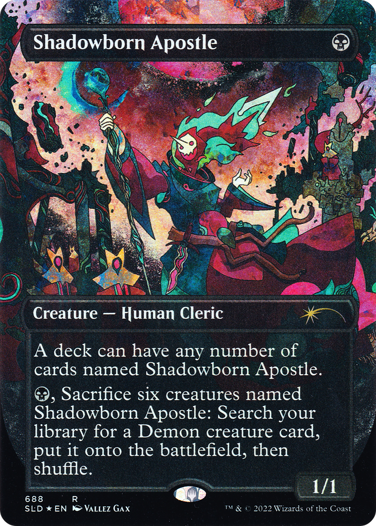 Shadowborn Apostle (688) (Borderless) [Secret Lair Drop Promos] | Rook's Games and More