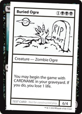 Buried Ogre (2021 Edition) [Mystery Booster Playtest Cards] | Rook's Games and More