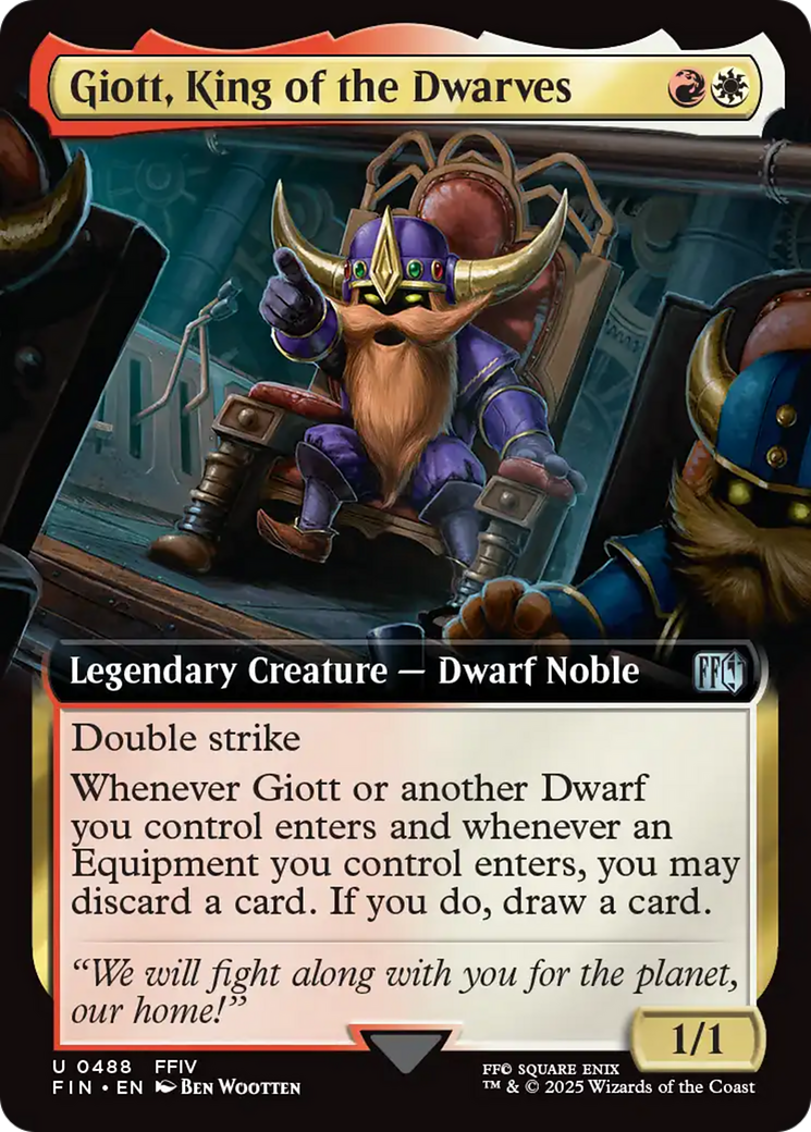 Giott, King of the Dwarves (Extended Art) [FINAL FANTASY] | Rook's Games and More