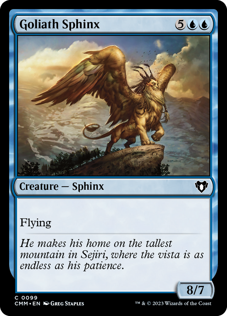 Goliath Sphinx [Commander Masters] | Rook's Games and More