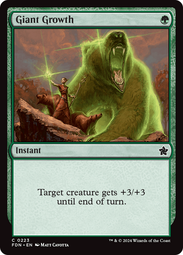 Giant Growth [Foundations] | Rook's Games and More
