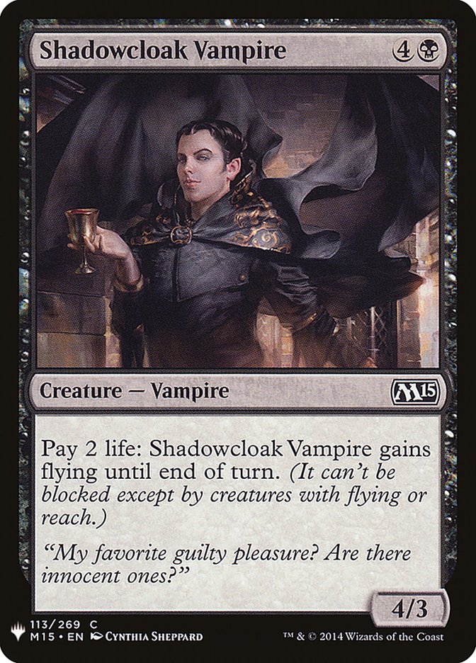 Shadowcloak Vampire [Mystery Booster] | Rook's Games and More