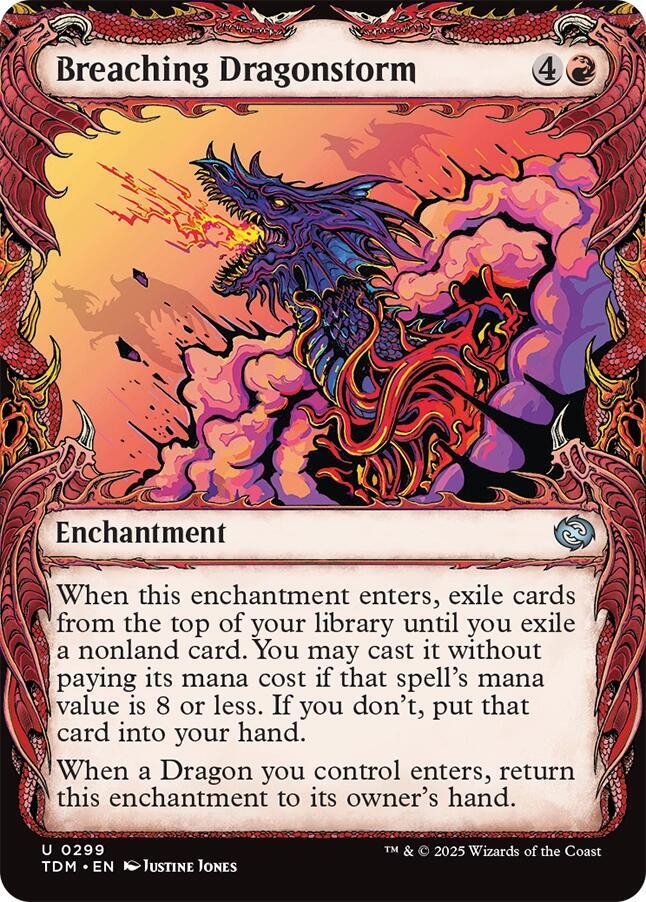 Breaching Dragonstorm (Showcase) [Tarkir: Dragonstorm] | Rook's Games and More