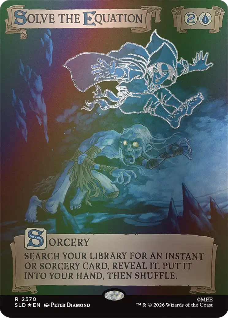 Solve the Equation (2570) (Out Of Sight Foil) [Secret Lair Drop Series] | Rook's Games and More