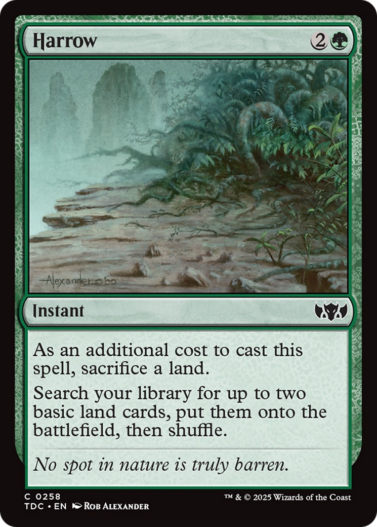 Harrow [Tarkir: Dragonstorm Commander] | Rook's Games and More