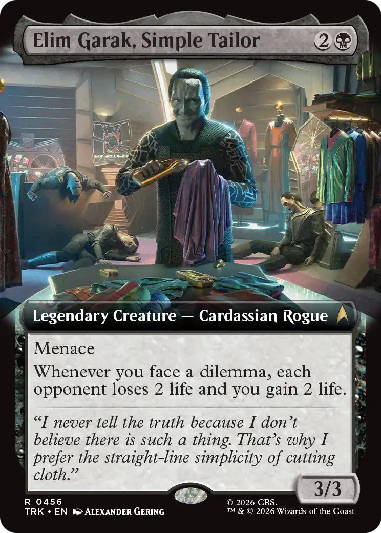 Elim Garak, Simple Tailor (Extended Art) [Star Trek] | Rook's Games and More