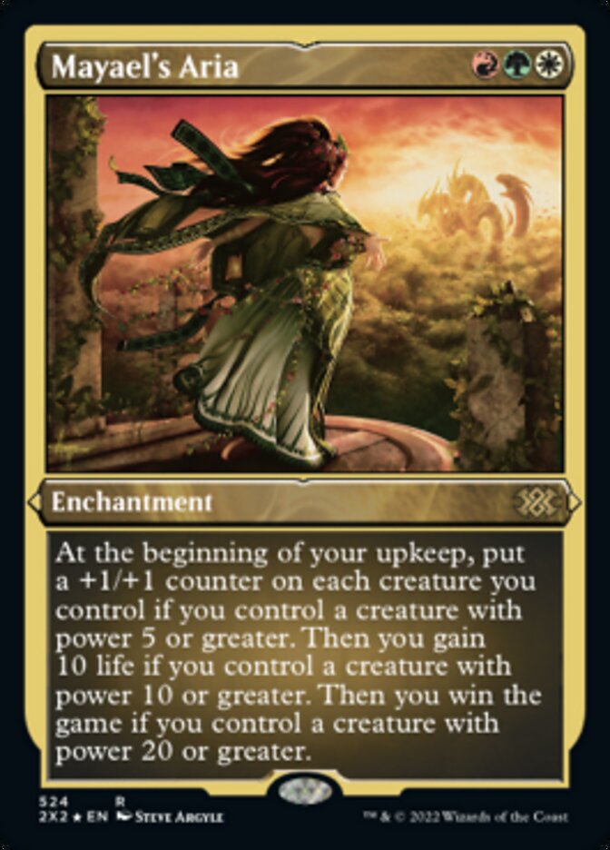 Mayael's Aria (Foil Etched) [Double Masters 2022] | Rook's Games and More