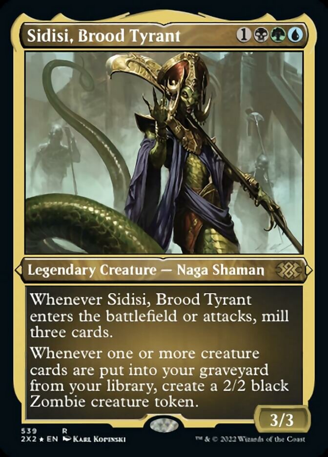 Sidisi, Brood Tyrant (Foil Etched) [Double Masters 2022] | Rook's Games and More