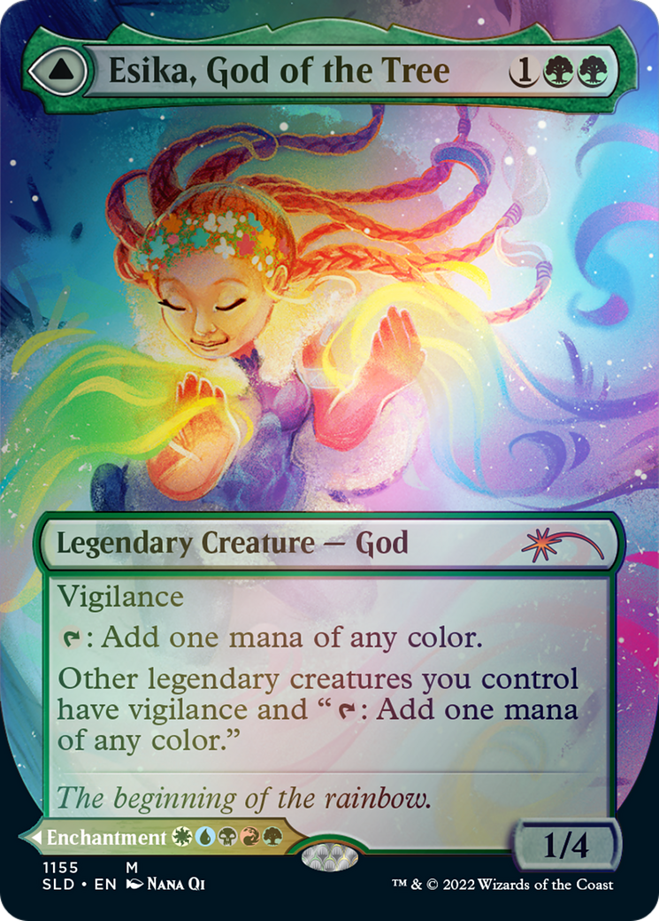 Esika, God of the Tree // The Prismatic Bridge (Borderless) [Secret Lair: From Cute to Brute] | Rook's Games and More