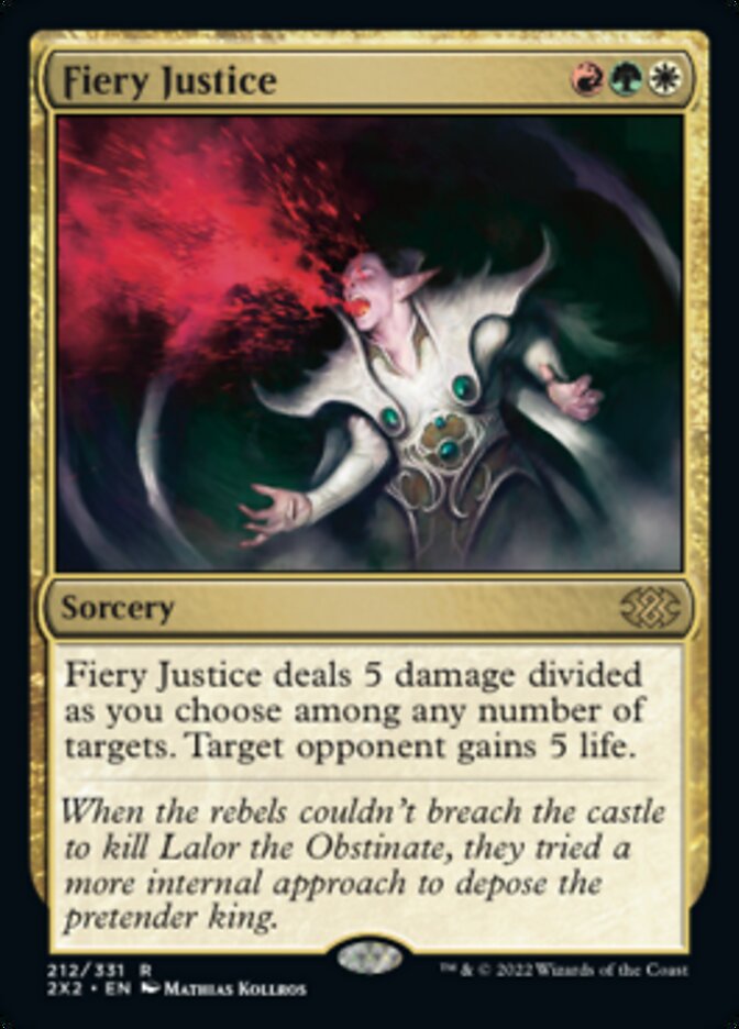 Fiery Justice [Double Masters 2022] | Rook's Games and More