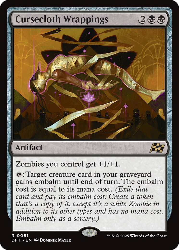 Cursecloth Wrappings [Aetherdrift] | Rook's Games and More