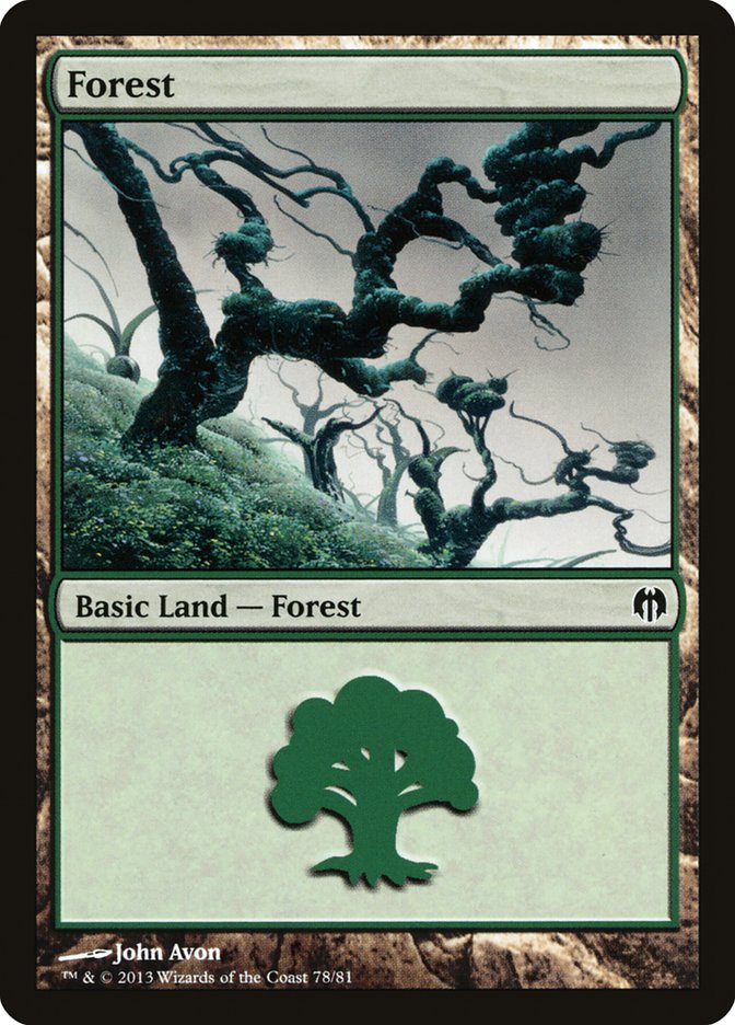 Forest (78) [Duel Decks: Heroes vs. Monsters] | Rook's Games and More