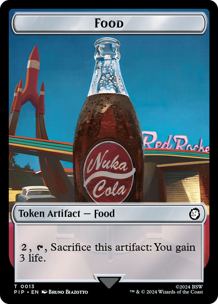 Food (0013) // Copy Double-Sided Token [Fallout Tokens] | Rook's Games and More