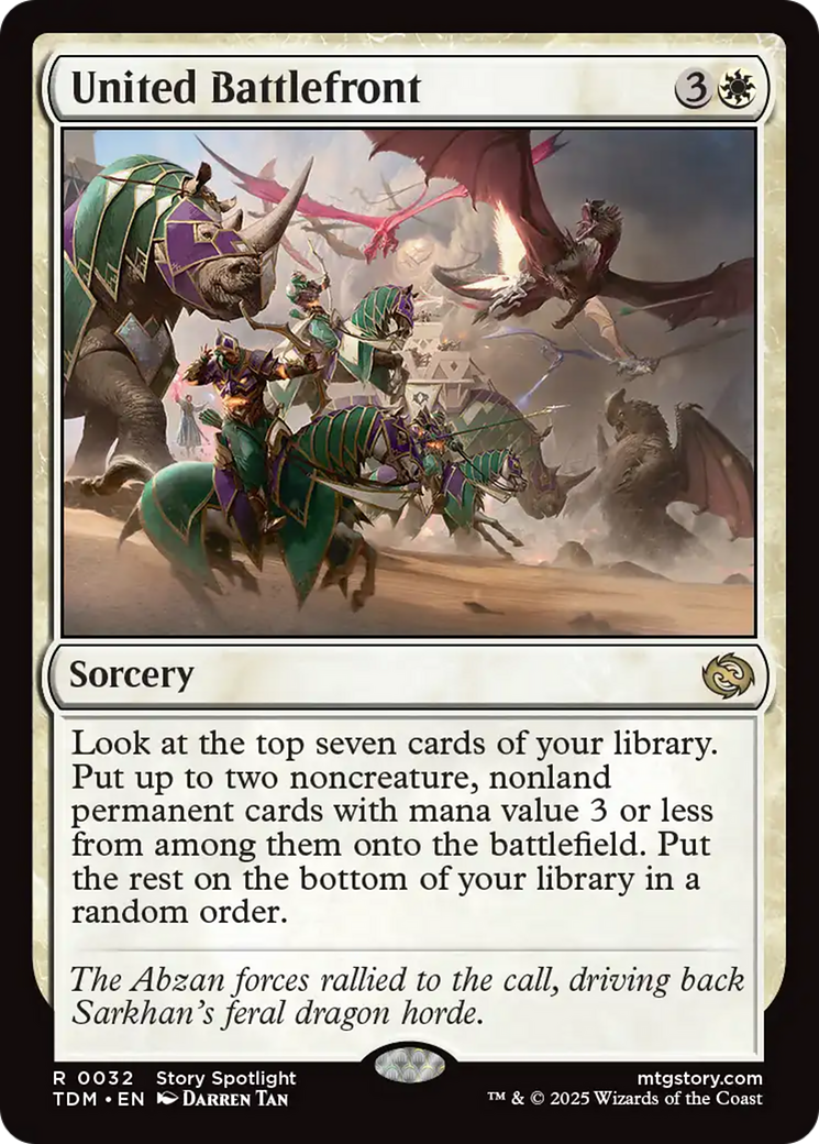 United Battlefront [Tarkir: Dragonstorm] | Rook's Games and More