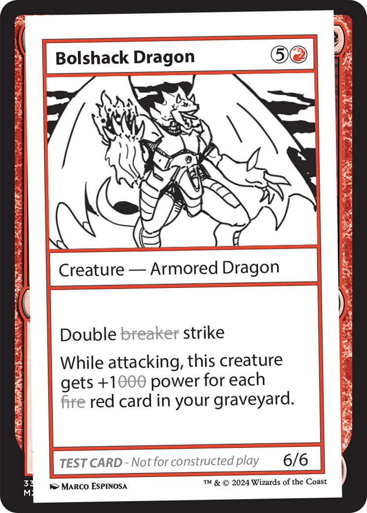 Bolshack Dragon [Mystery Booster 2 Playtest Cards] | Rook's Games and More