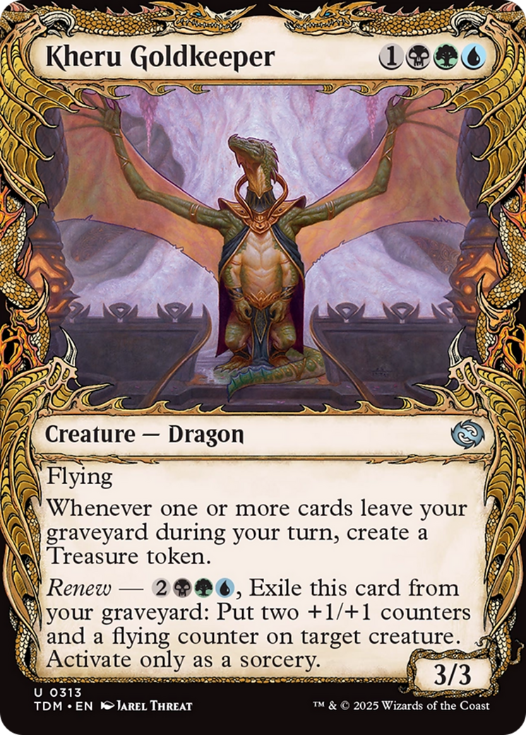 Kheru Goldkeeper (Showcase) [Tarkir: Dragonstorm] | Rook's Games and More
