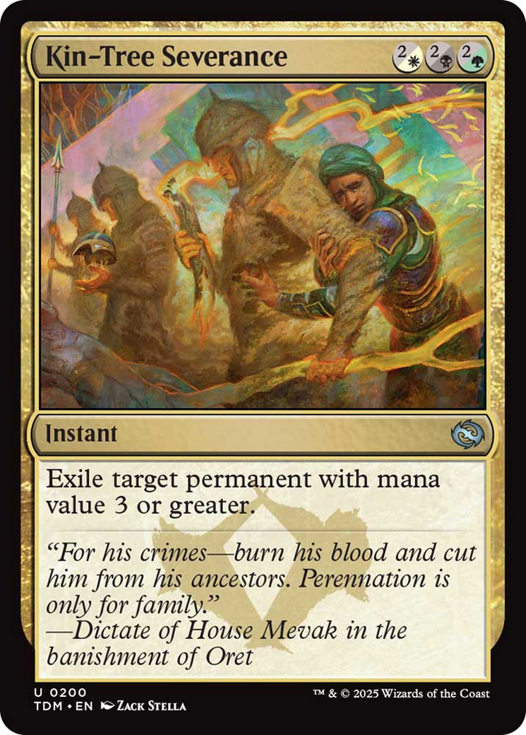 Kin-Tree Severance [Tarkir: Dragonstorm] | Rook's Games and More