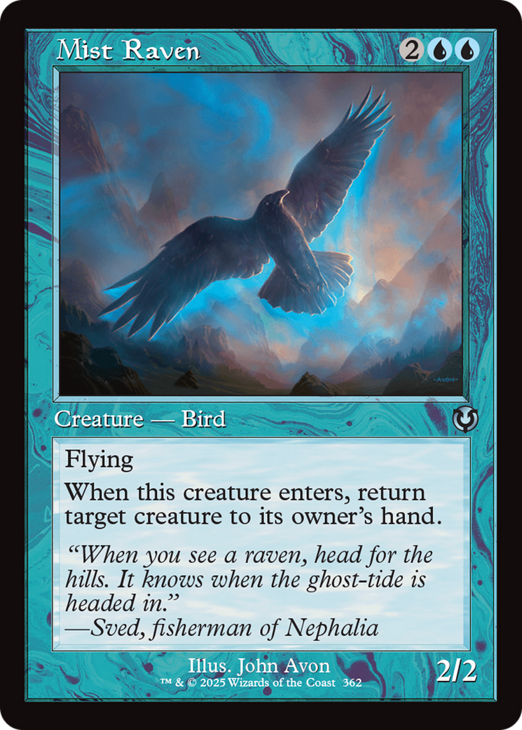 Mist Raven (Retro Frame) [Innistrad Remastered] | Rook's Games and More