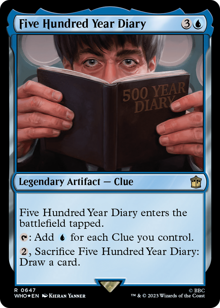 Five Hundred Year Diary (Surge Foil) [Doctor Who] | Rook's Games and More